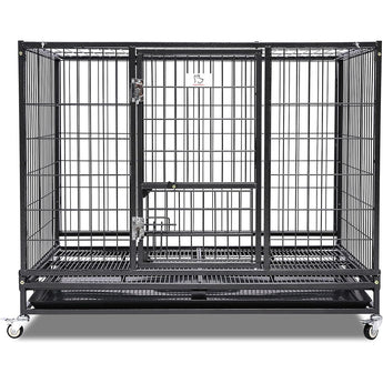 43" Stackable & Foldable Dog Crate 37FA