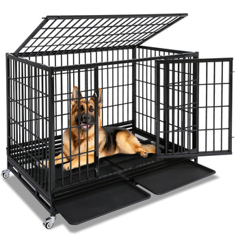 48" Heavy Duty Dog Cage for XL/XXL Dogs 481D