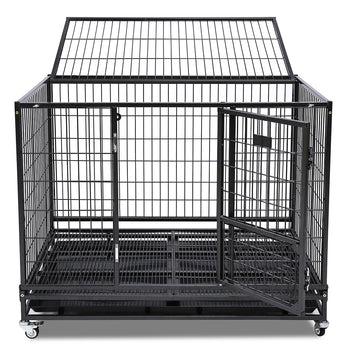 43" Stackable & Foldable Dog Crate 37FA