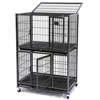 31" Two-Tier Dog Crate 46A