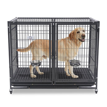 43" Metal Modular Stackable Dog Crate 43S